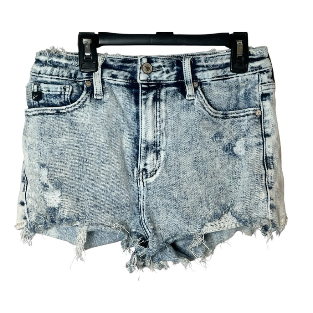 Kancan distressed denim cut off shorts M